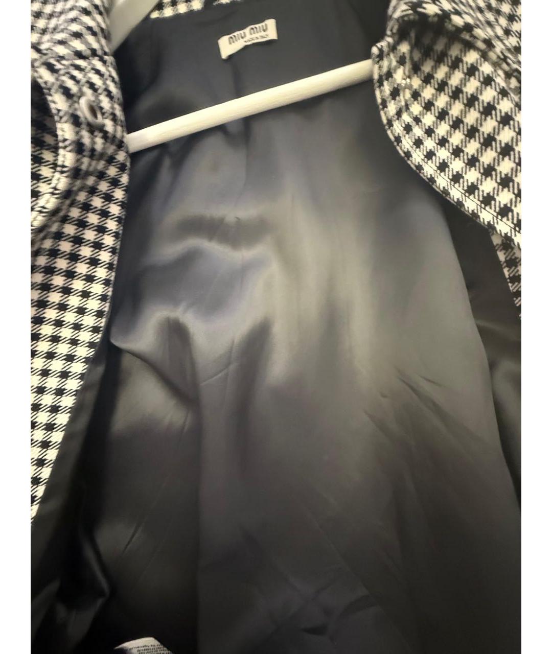 MIU MIU Черная шерстяная куртка, фото 8