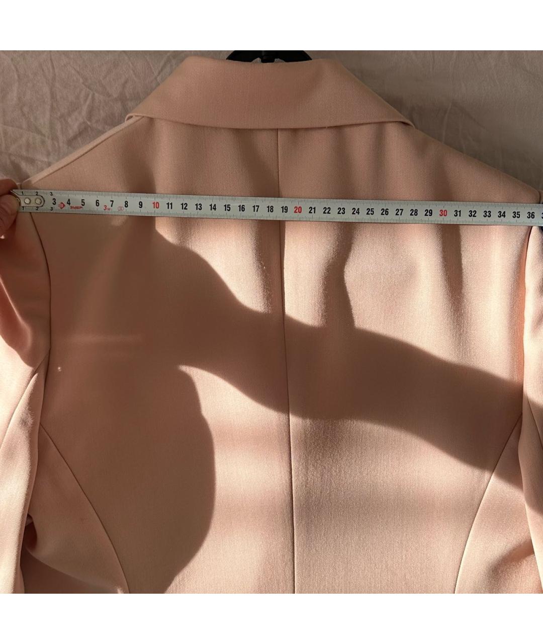 GUCCI Коралловый шерстяной жакет/пиджак, фото 5