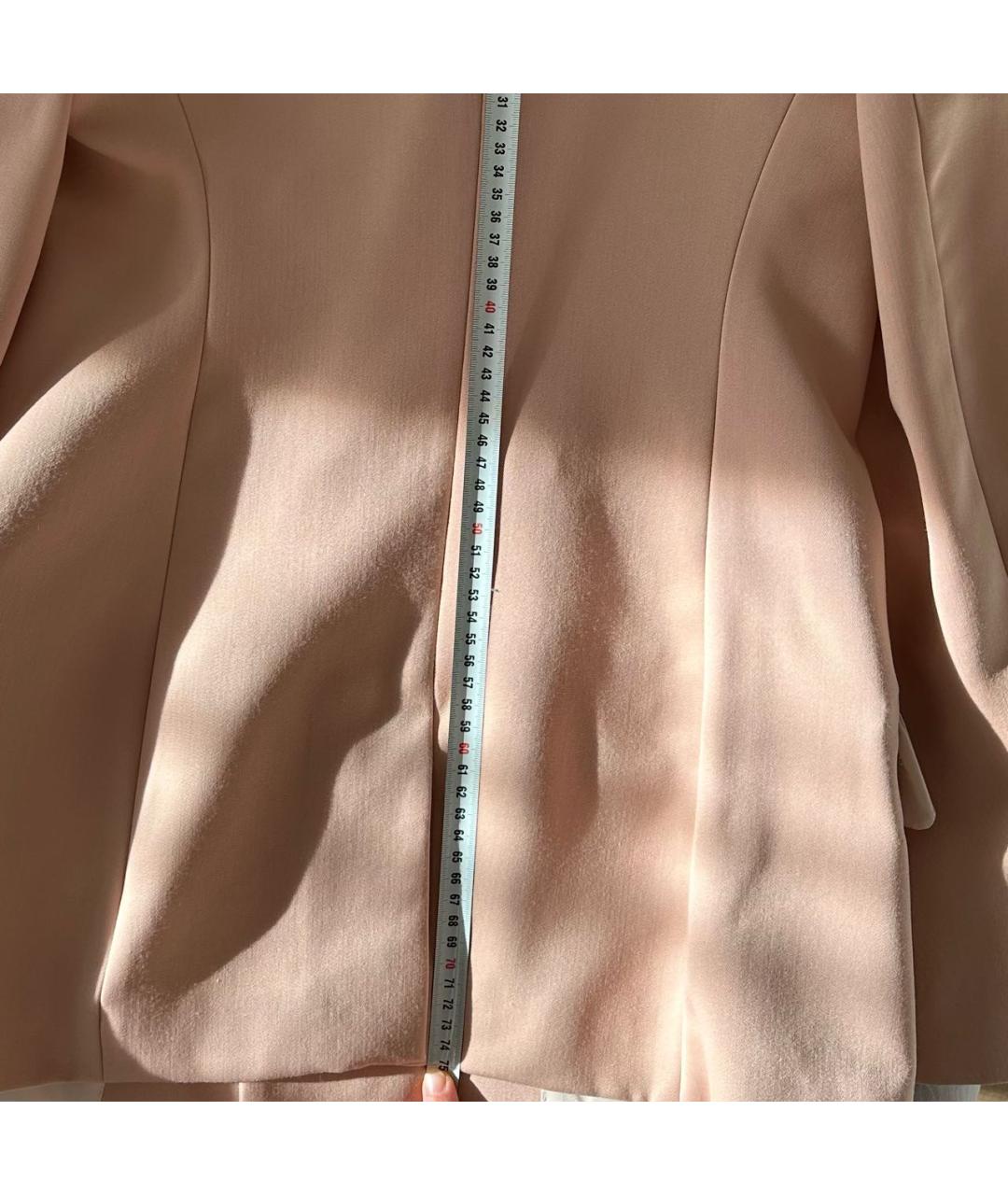 GUCCI Коралловый шерстяной жакет/пиджак, фото 8