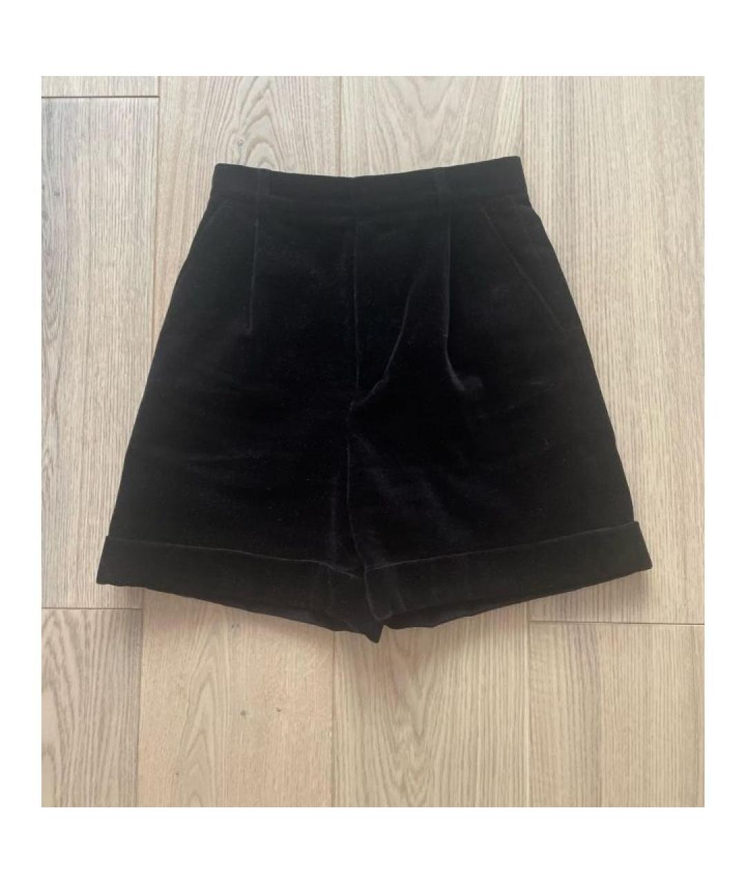SAINT LAURENT Черные шорты, фото 4