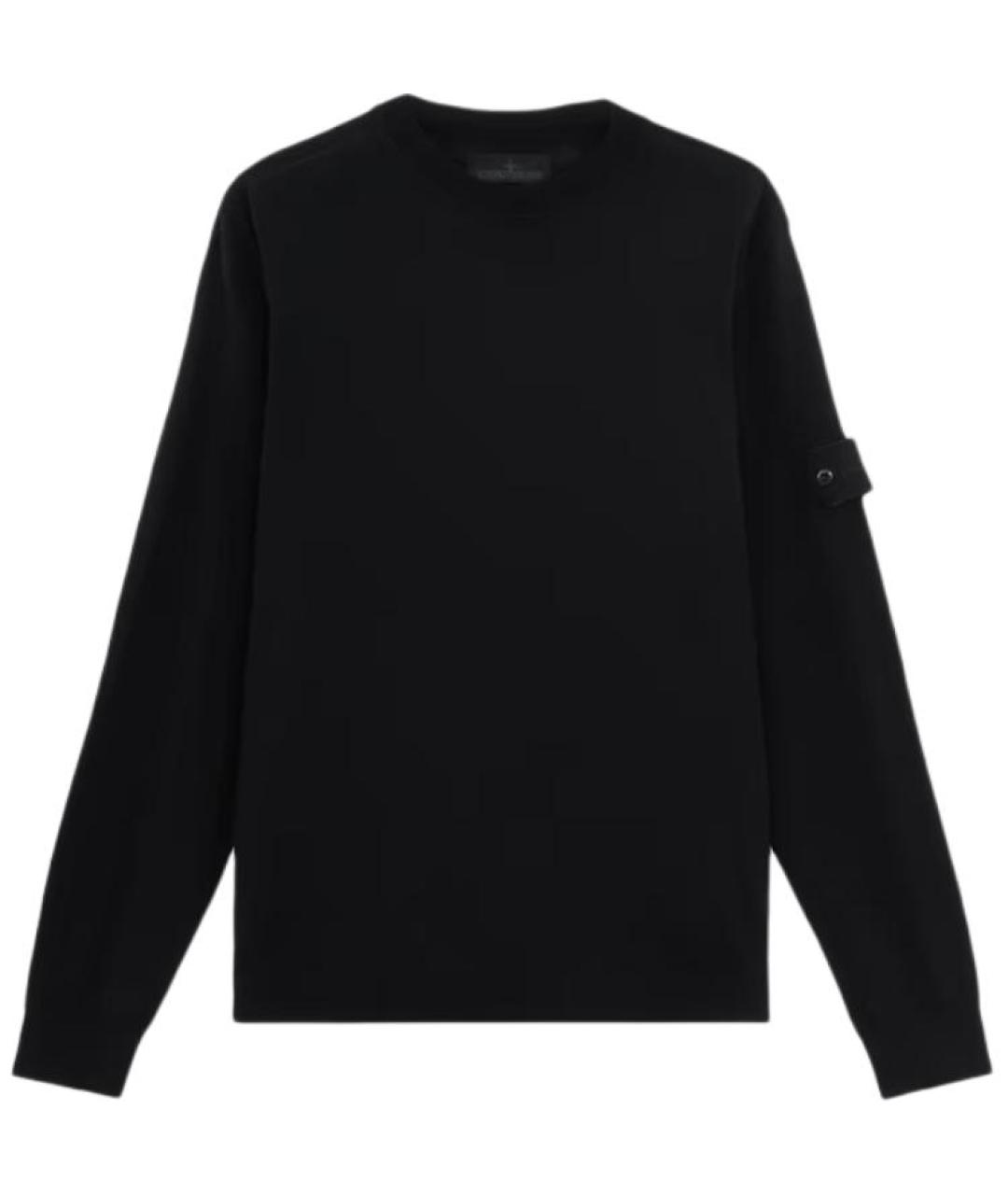 STONE ISLAND Черный джемпер / свитер, фото 1