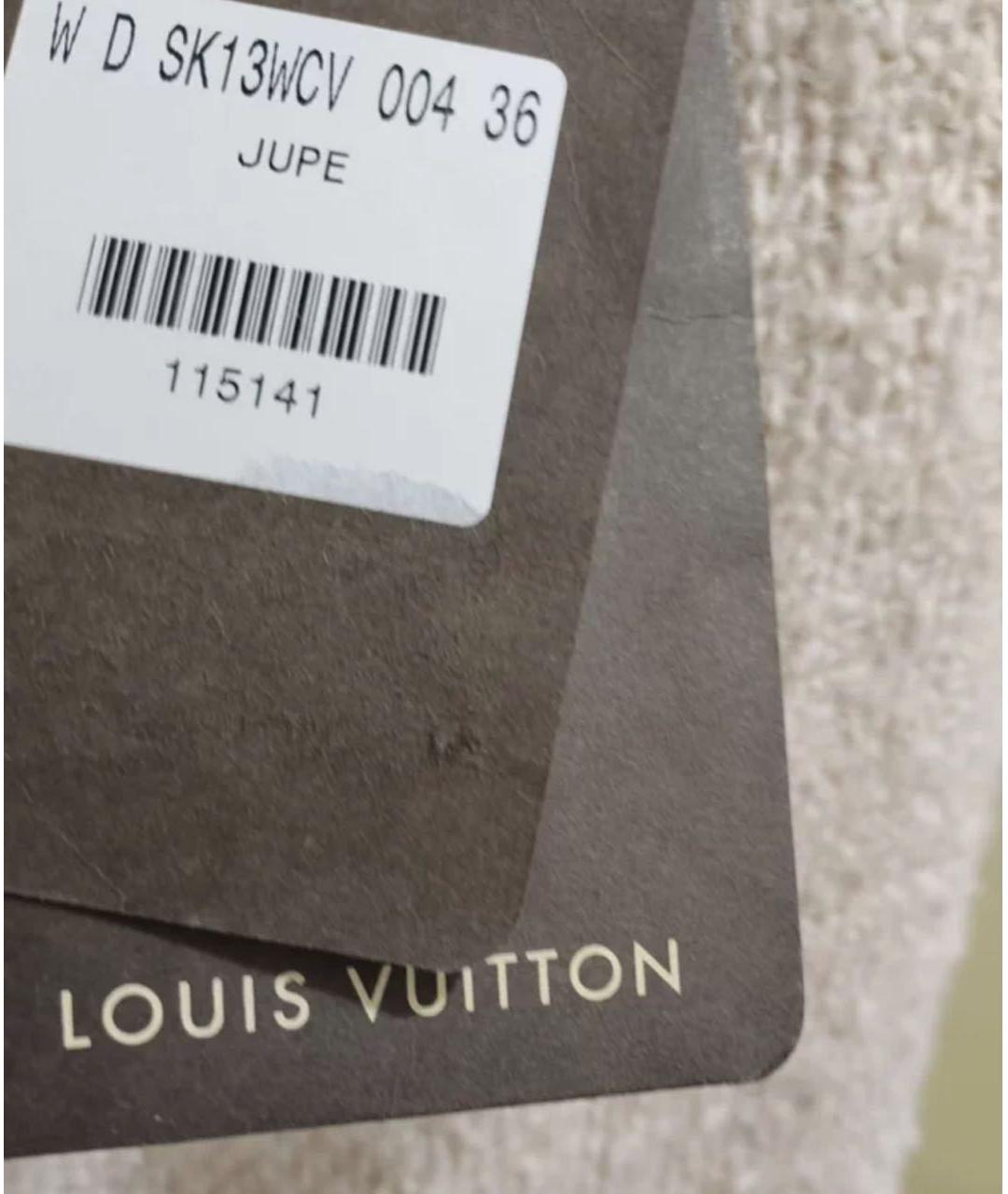 LOUIS VUITTON Розовая юбка миди, фото 6