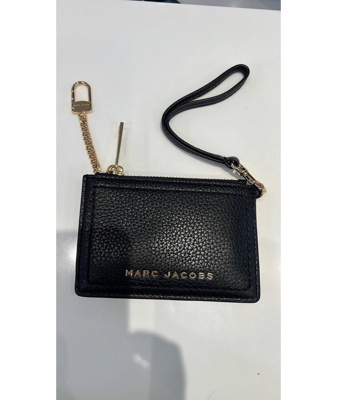 MARC JACOBS Черный кожаный кошелек, фото 6