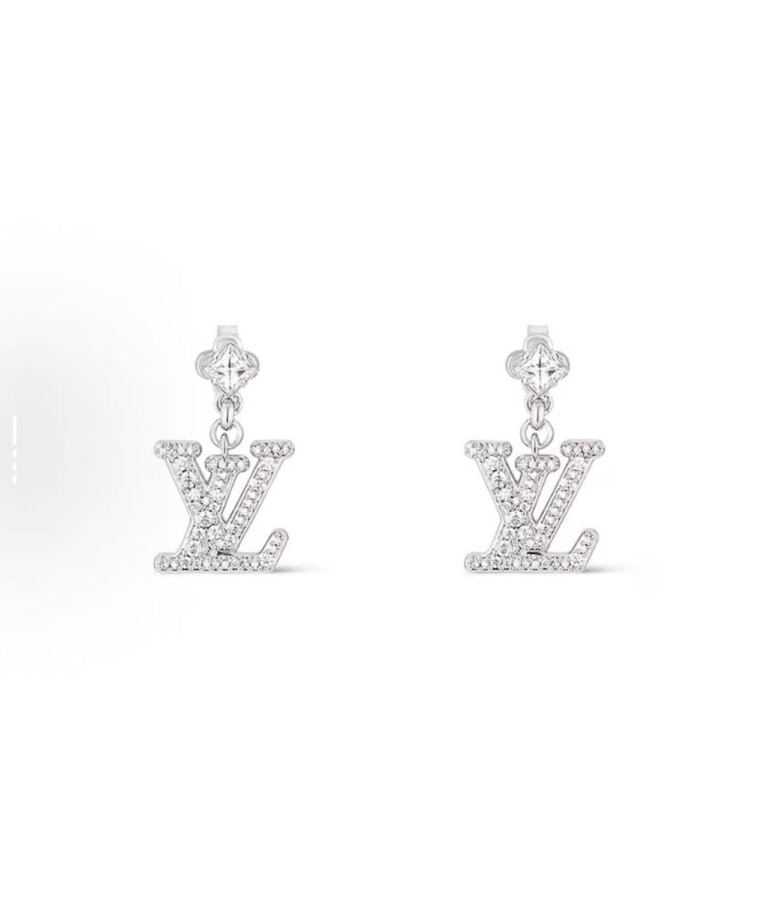 LOUIS VUITTON Серебряные серьги, фото 4