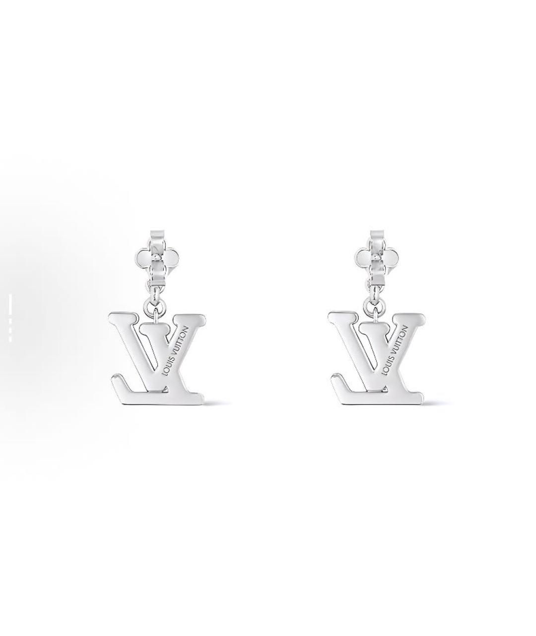 LOUIS VUITTON Серебряные серьги, фото 2