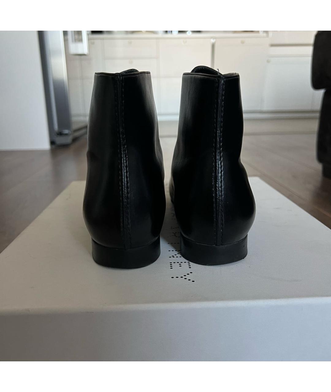 STELLA MCCARTNEY Черные ботильоны из искусственной кожи, фото 4