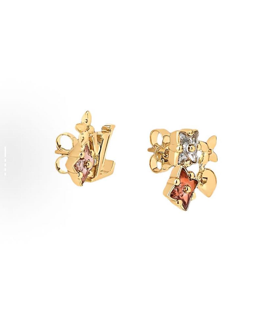 LOUIS VUITTON Золотые серьги, фото 3