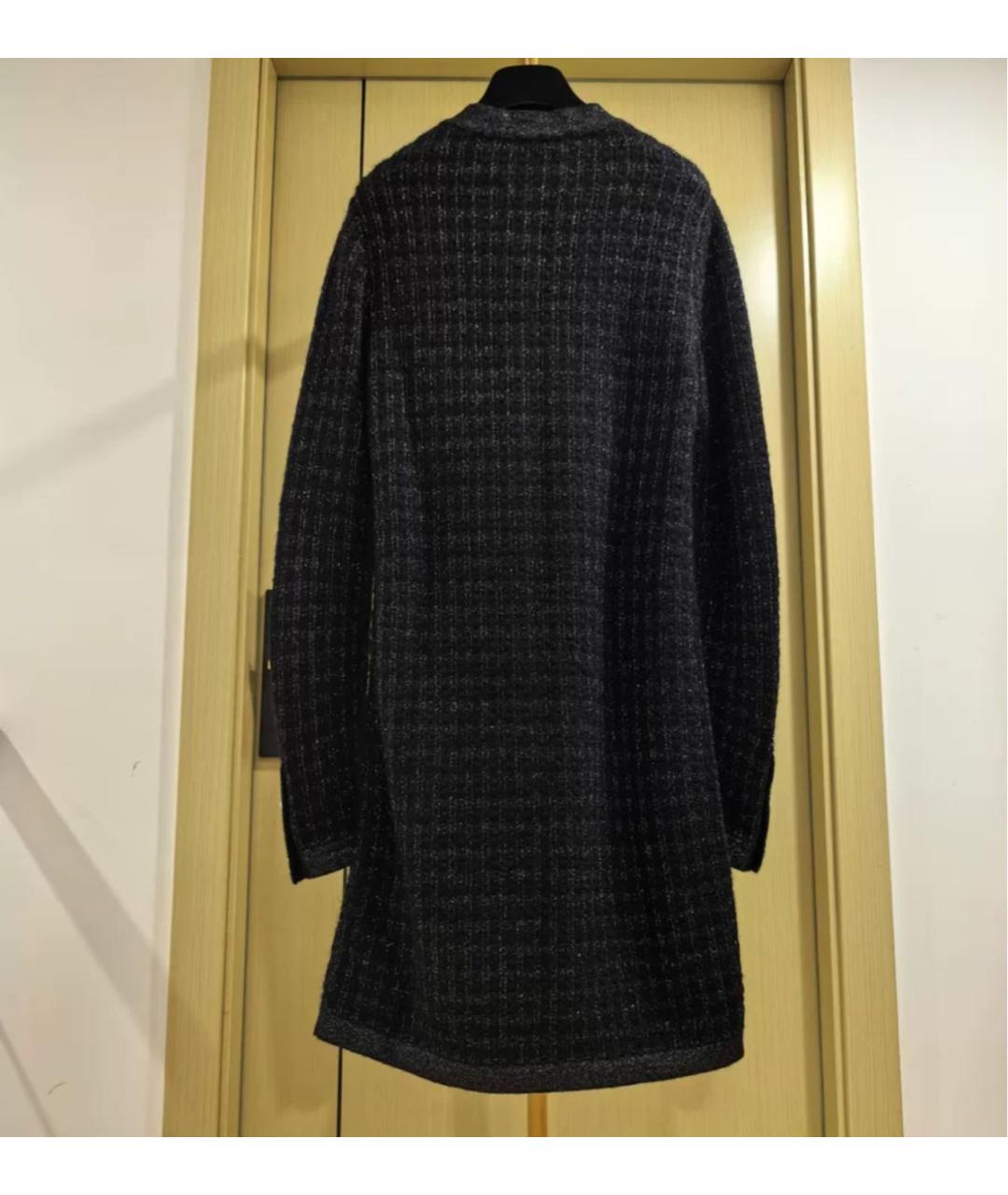 CHANEL Черное твидовое коктейльное платье, фото 2