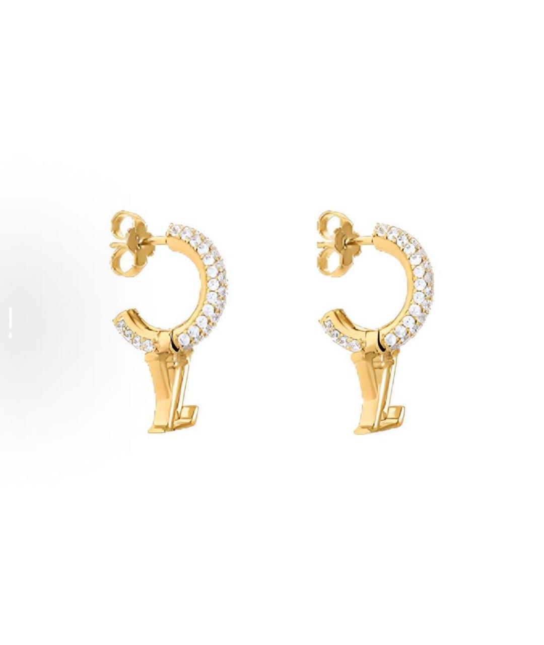 LOUIS VUITTON Золотые серьги, фото 3