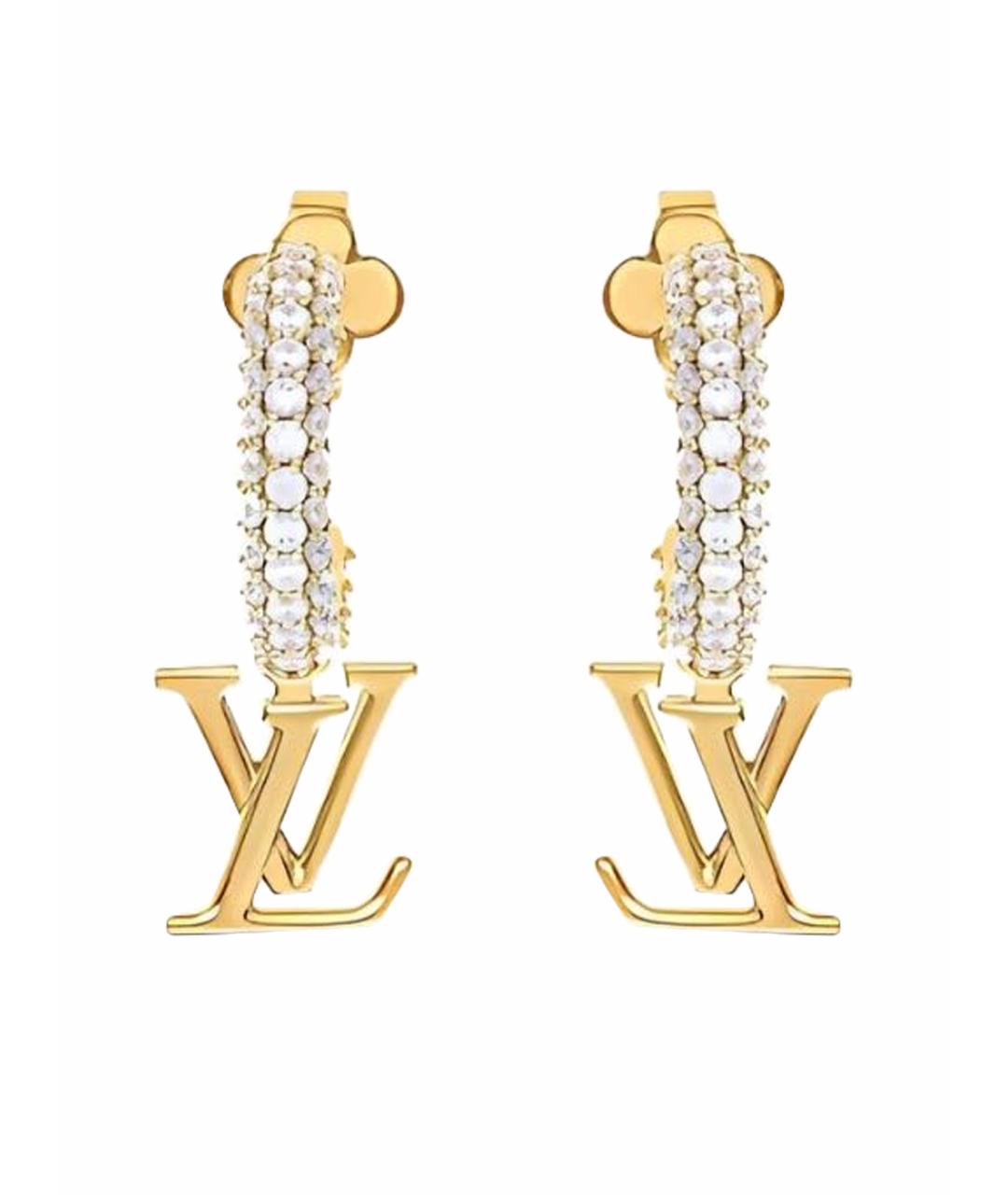 LOUIS VUITTON Золотые серьги, фото 1