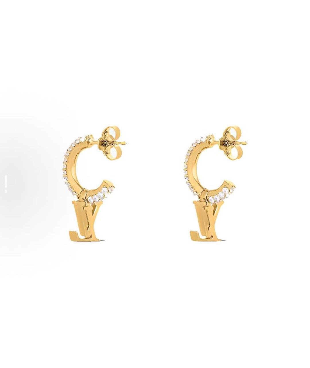 LOUIS VUITTON Золотые серьги, фото 2