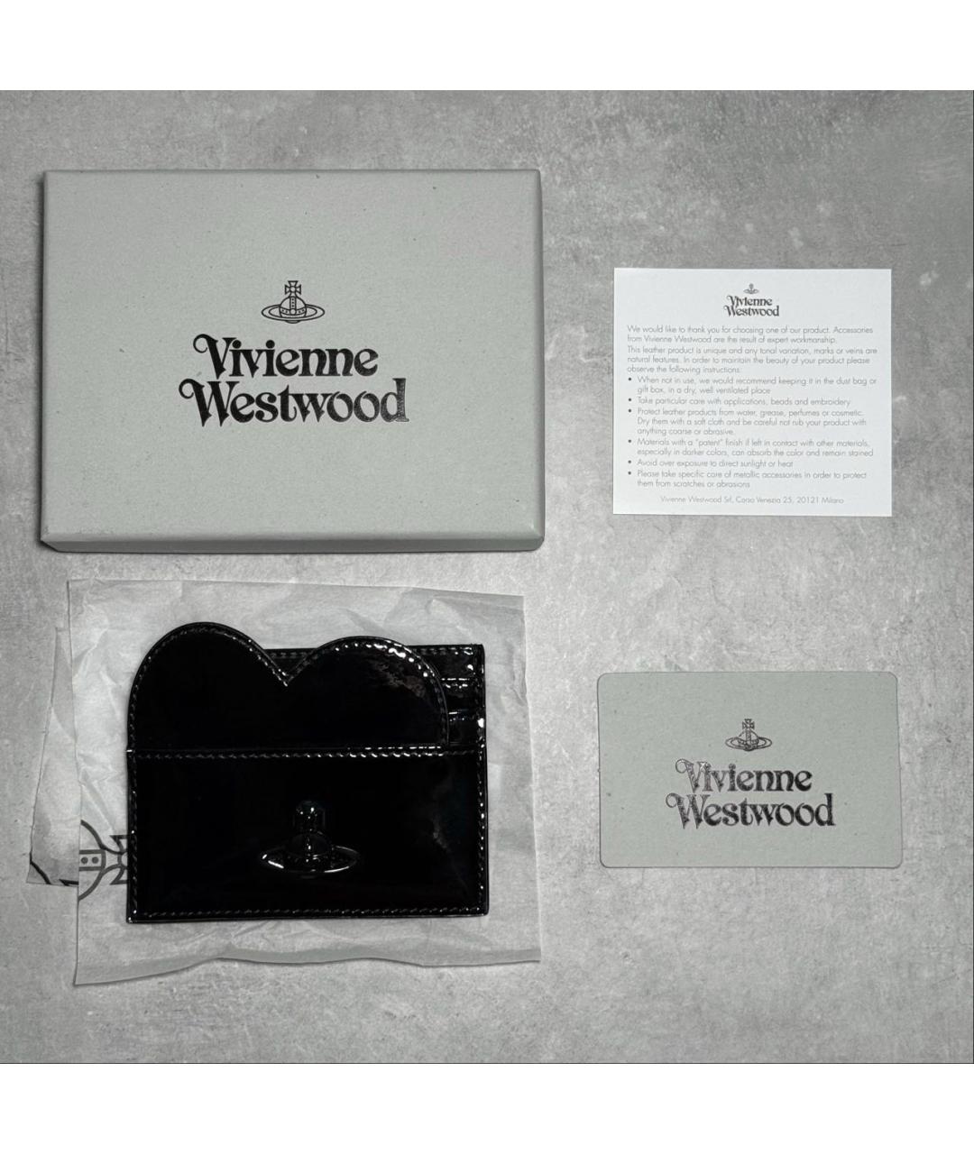 VIVIENNE WESTWOOD Черный кардхолдер, фото 3