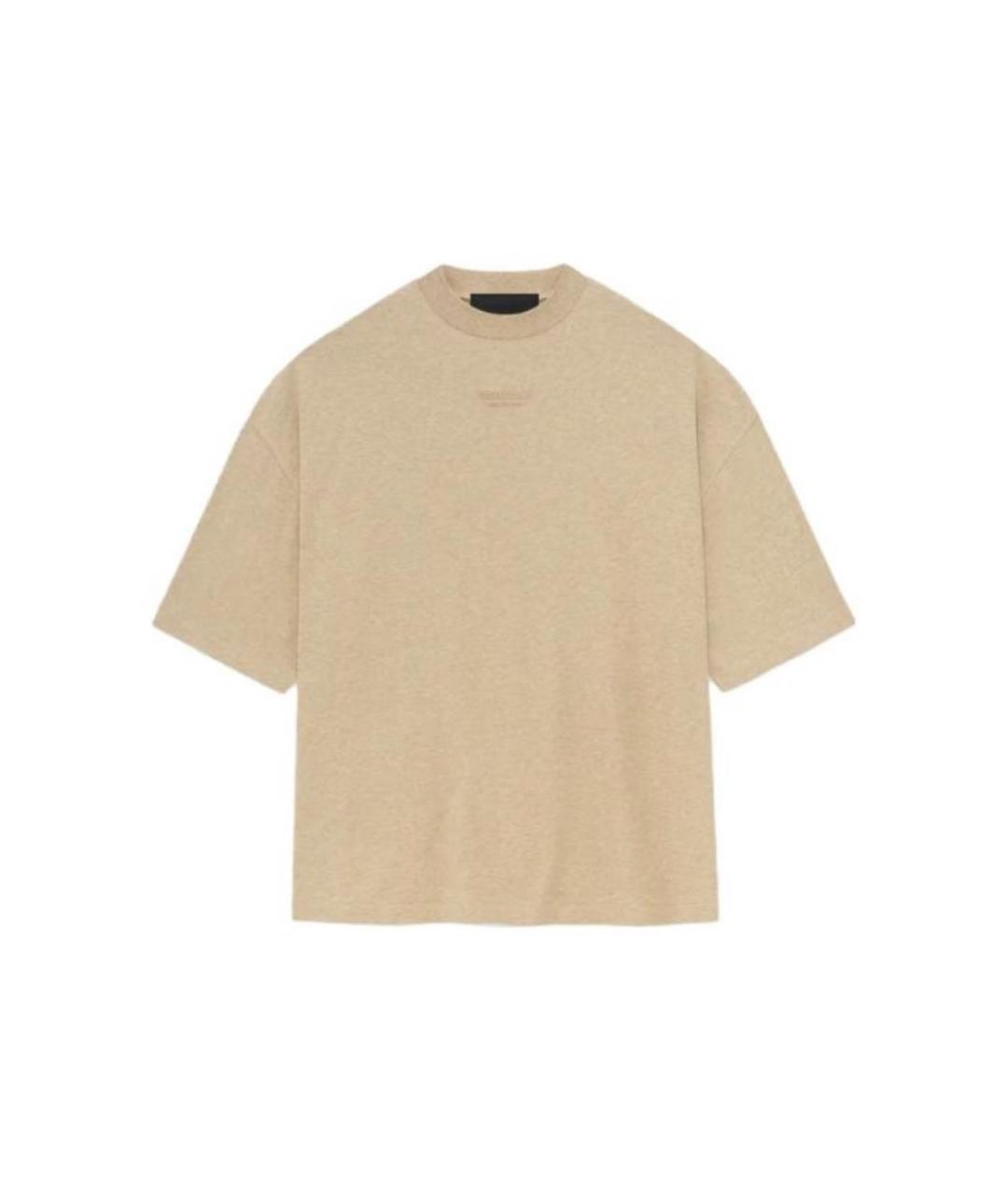 FEAR OF GOD ESSENTIALS Серая хлопковая футболка, фото 3