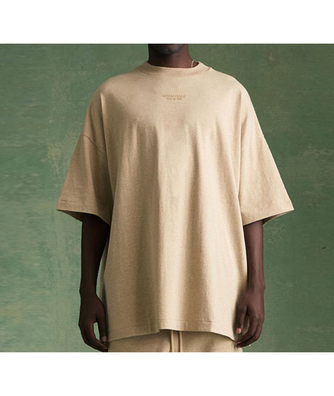 FEAR OF GOD ESSENTIALS Серая хлопковая футболка, фото 5