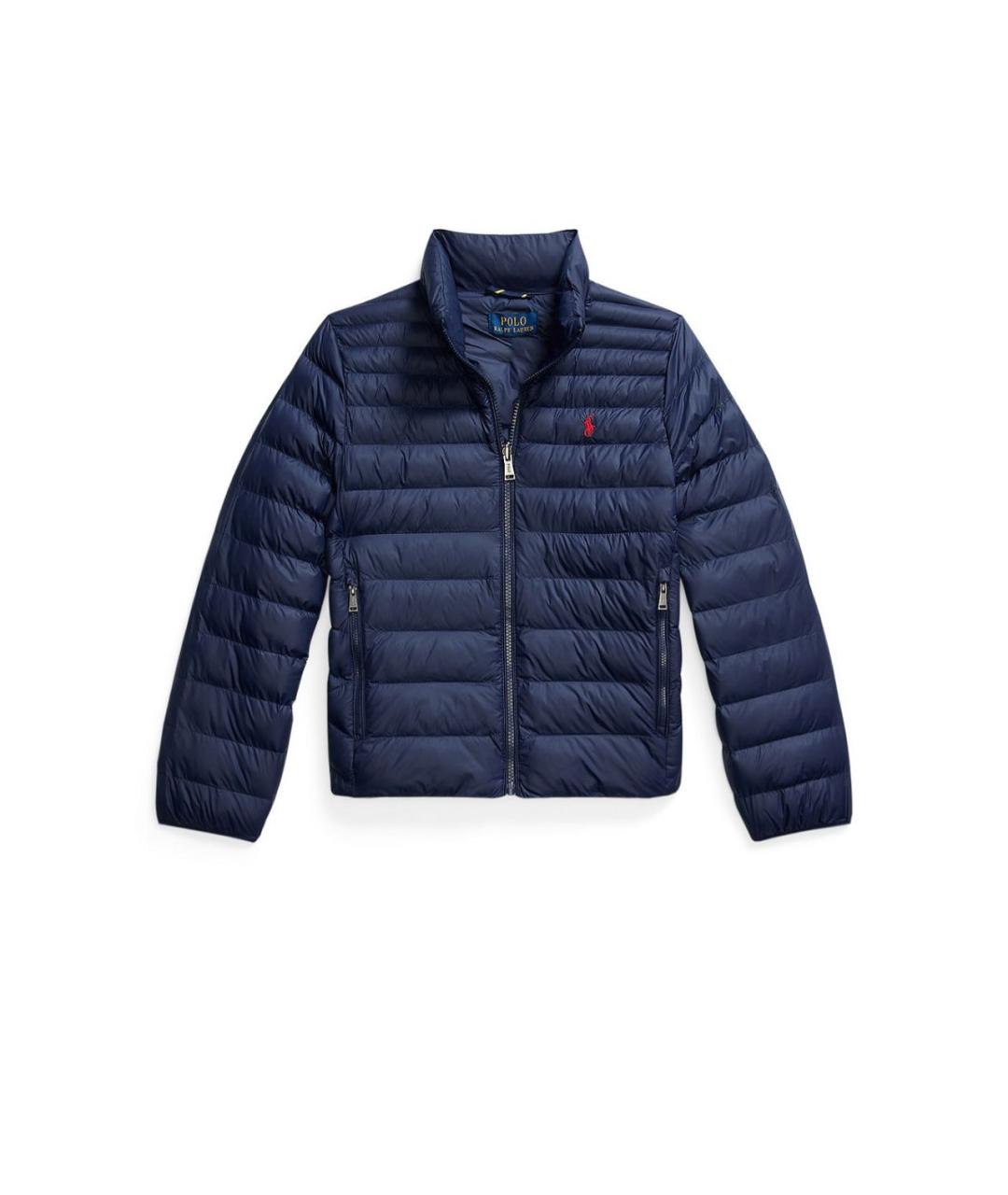 POLO RALPH LAUREN Темно-синяя полиэстеровая куртка, фото 1