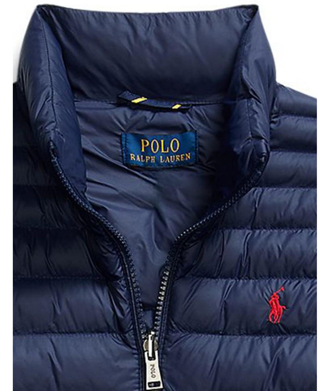 POLO RALPH LAUREN Темно-синяя полиэстеровая куртка, фото 3
