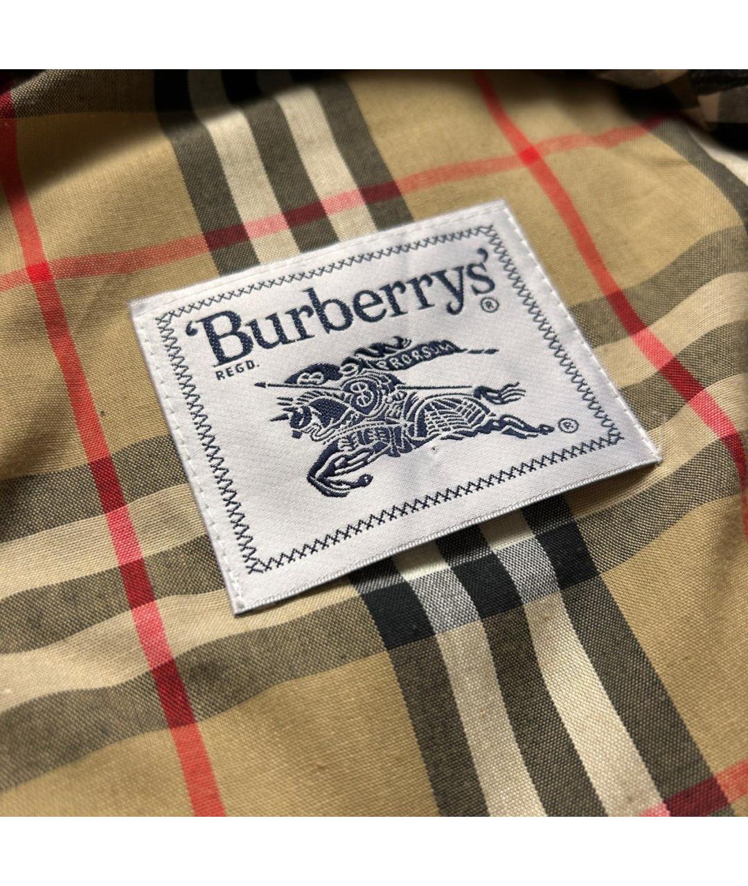 BURBERRY Антрацитовая хлопковая куртка, фото 4