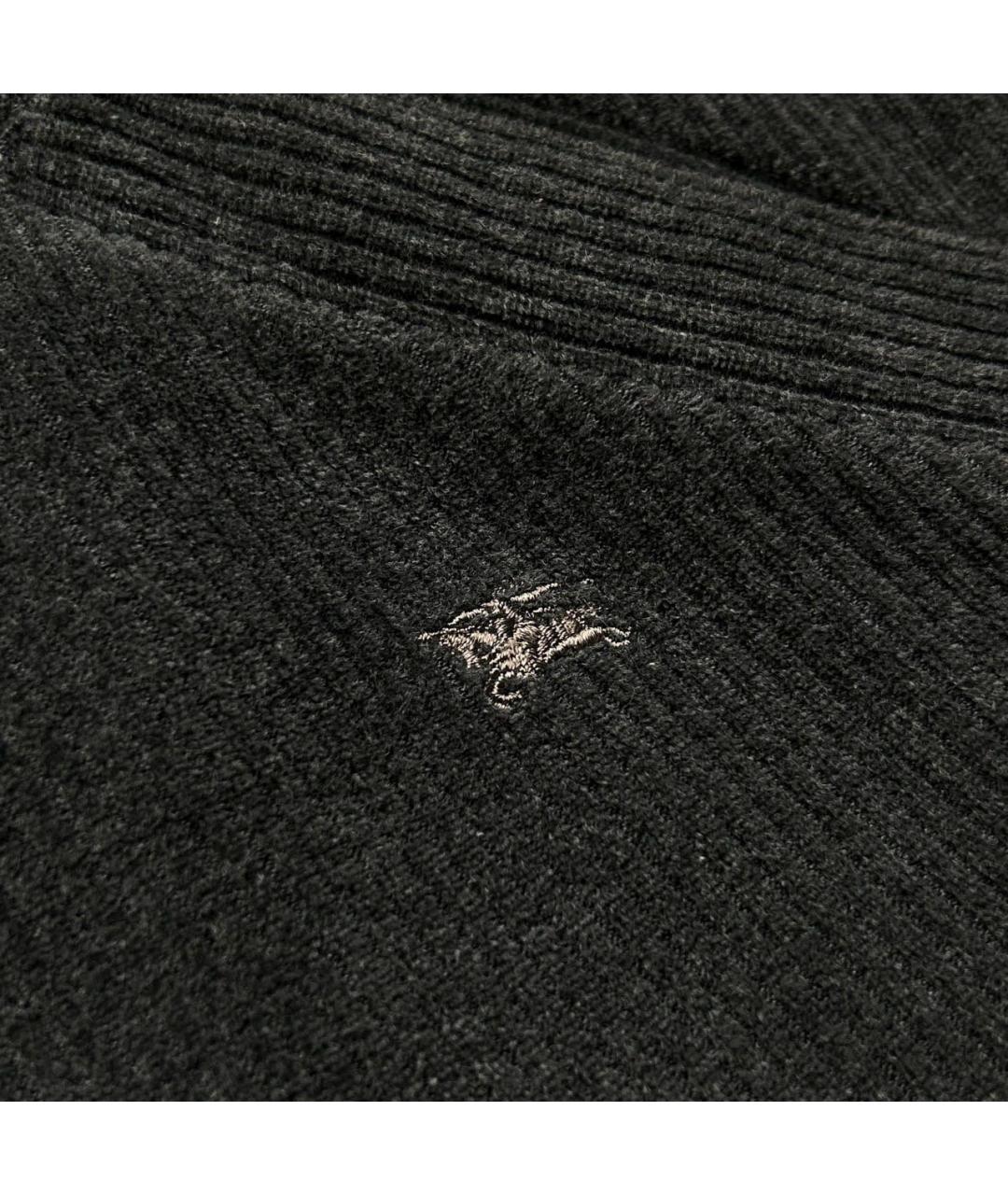 BURBERRY Антрацитовая хлопковая куртка, фото 6