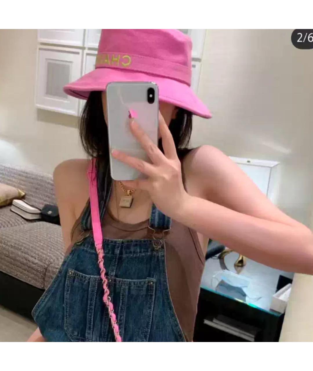 CHANEL Розовая панама, фото 5