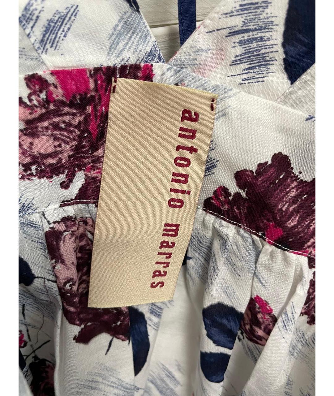 ANTONIO MARRAS Мульти хлопковое повседневное платье, фото 3