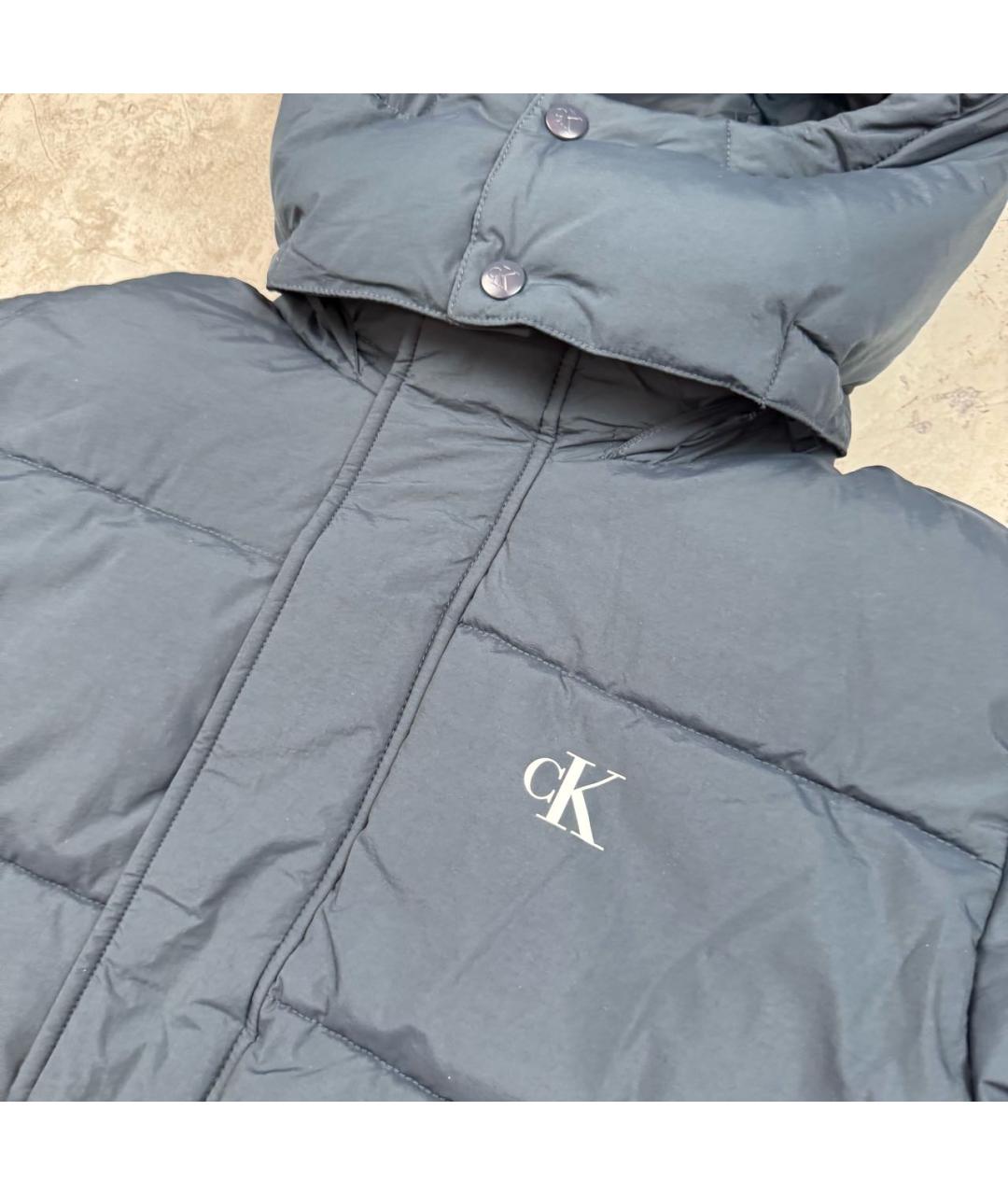 CALVIN KLEIN Синий пуховик, фото 2