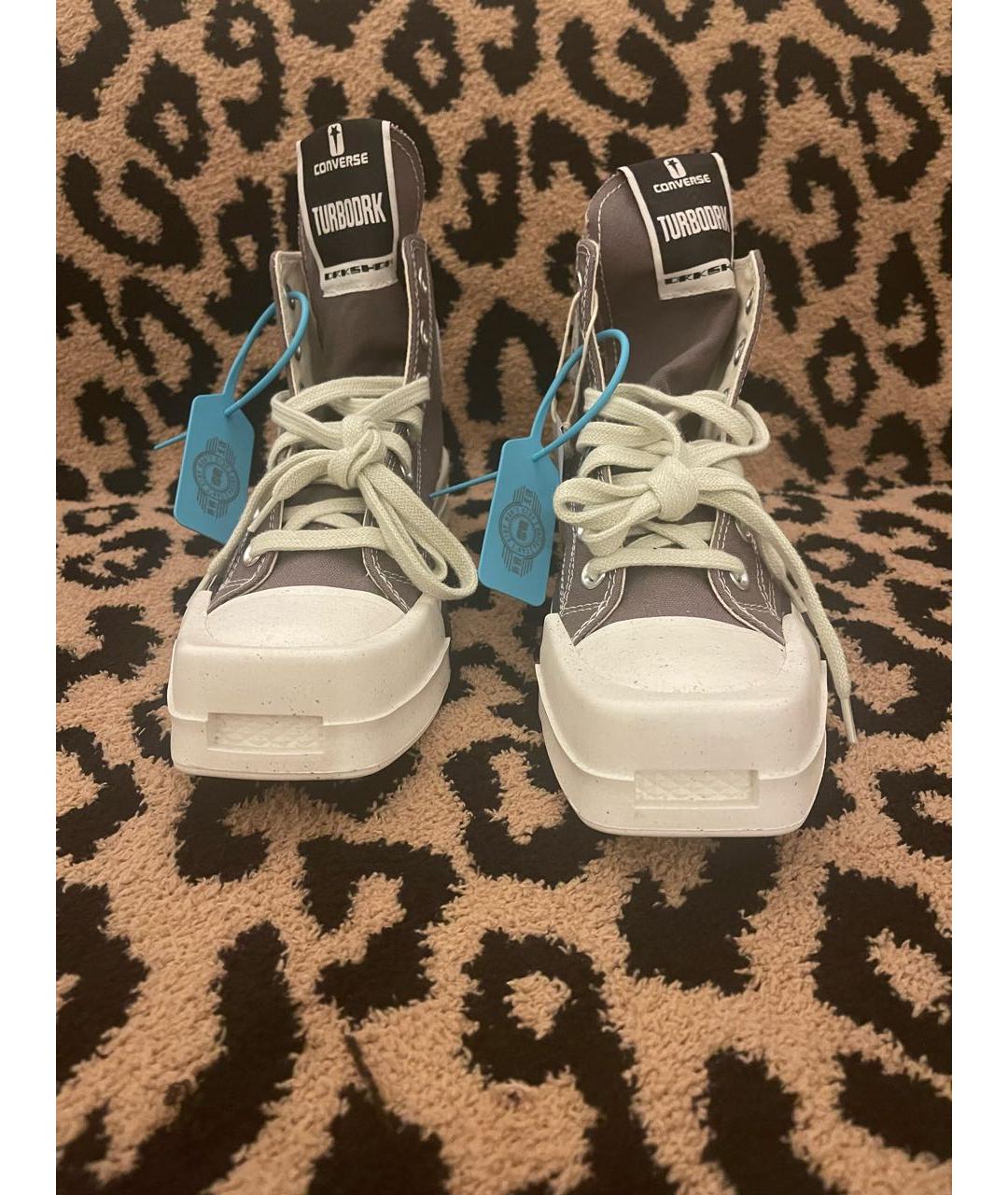 CONVERSE Коричневые текстильные кеды, фото 2