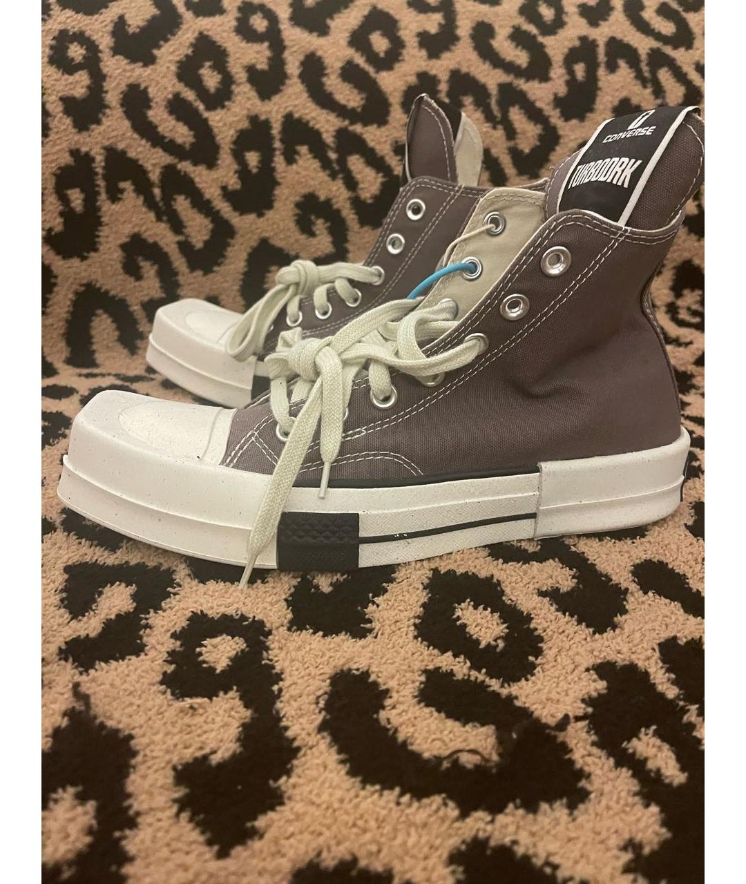 CONVERSE Коричневые текстильные кеды, фото 8