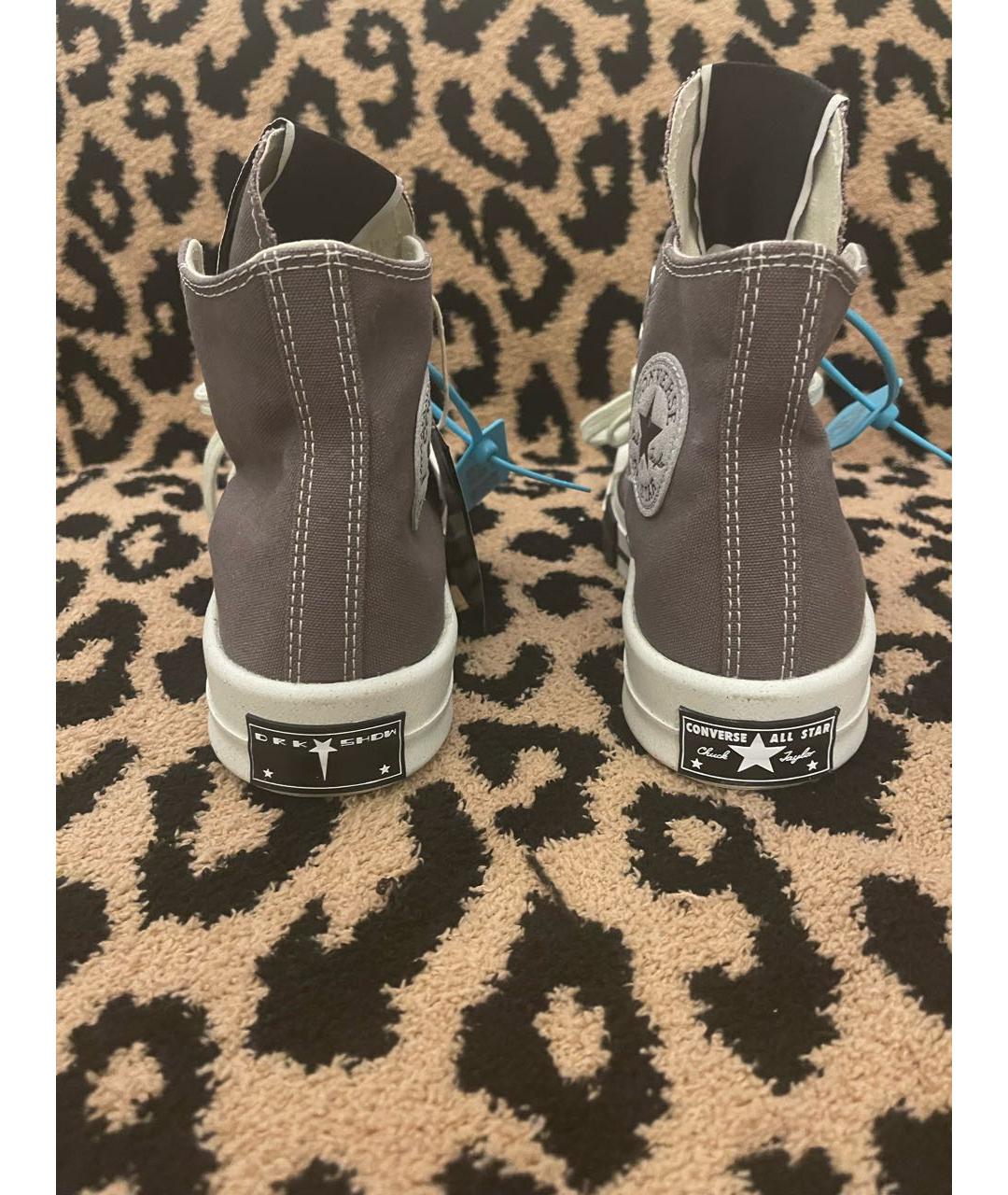 CONVERSE Коричневые текстильные кеды, фото 4