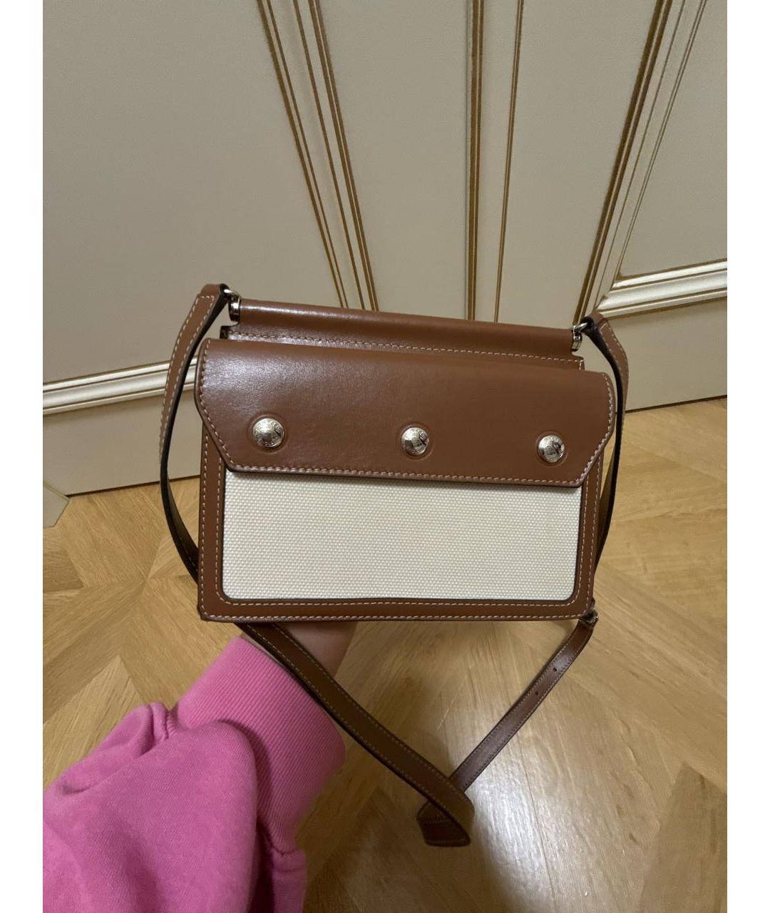 BURBERRY Бежевая сумка через плечо, фото 2