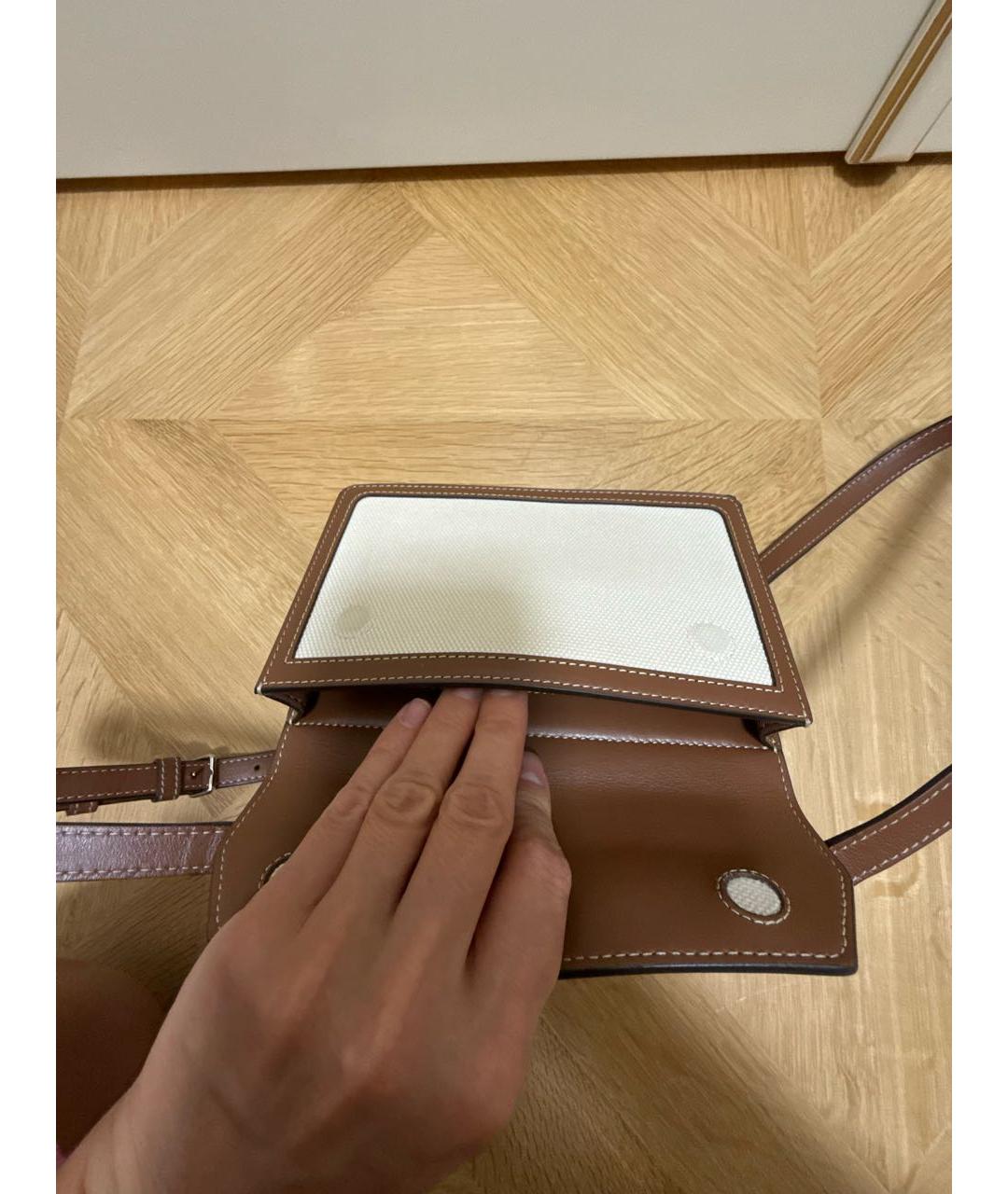 BURBERRY Бежевая сумка через плечо, фото 6