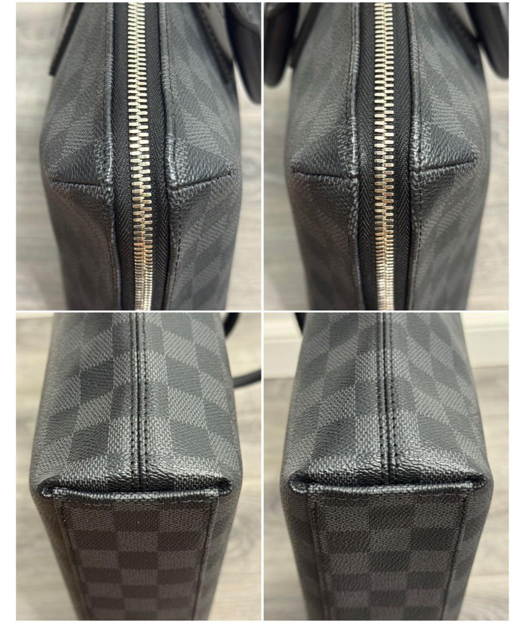 LOUIS VUITTON Черный портфель, фото 5