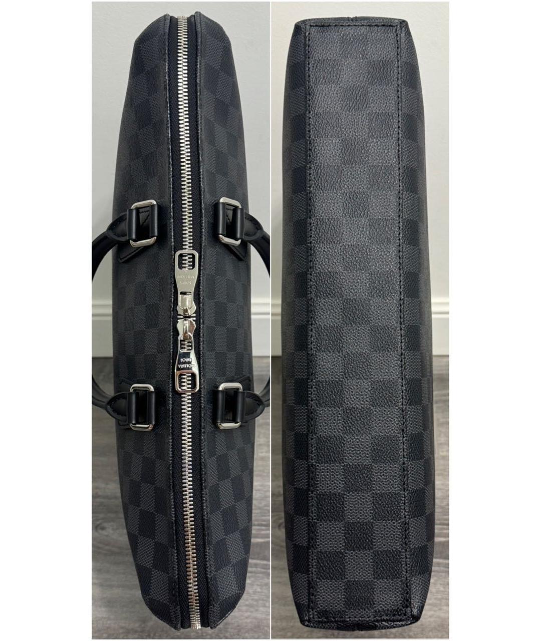 LOUIS VUITTON Черный портфель, фото 4