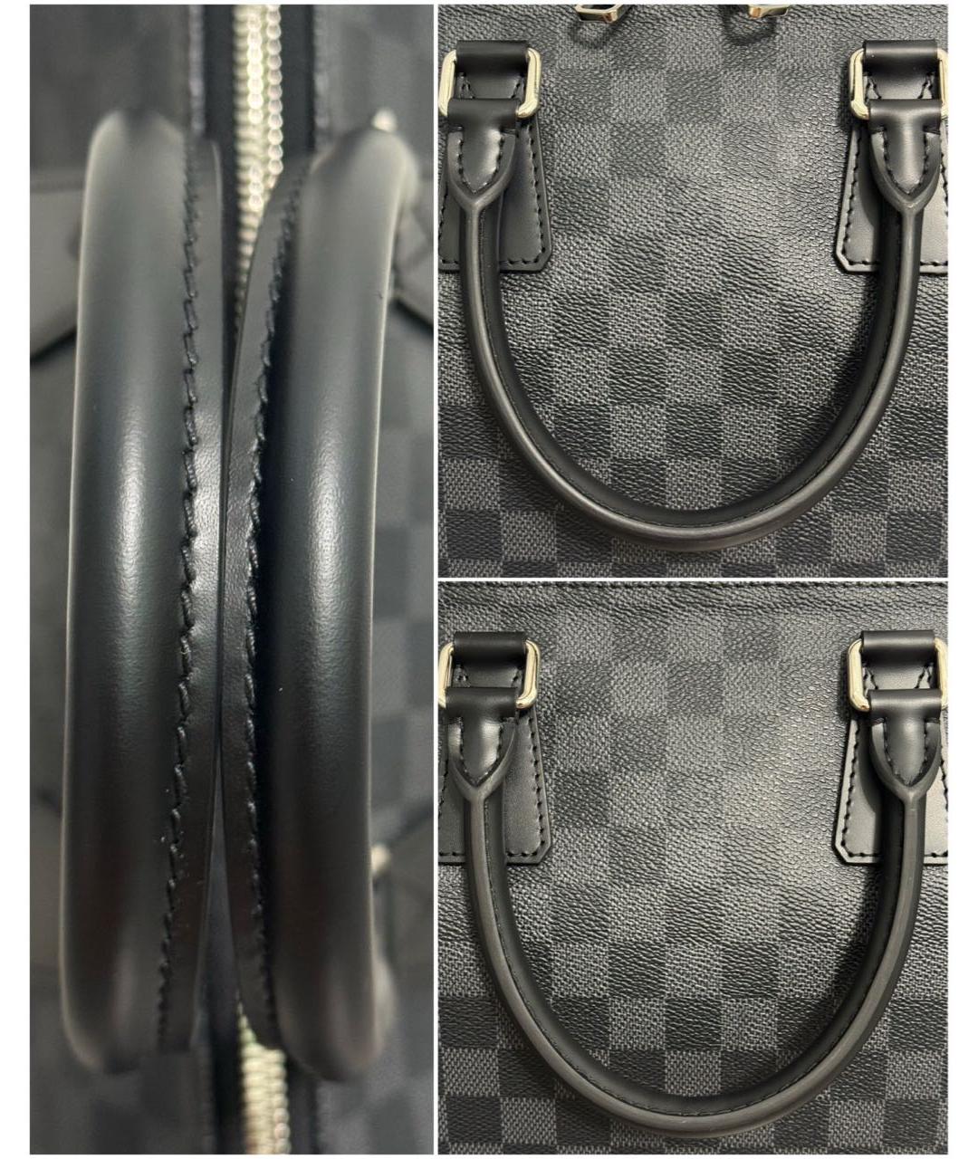 LOUIS VUITTON Черный портфель, фото 6