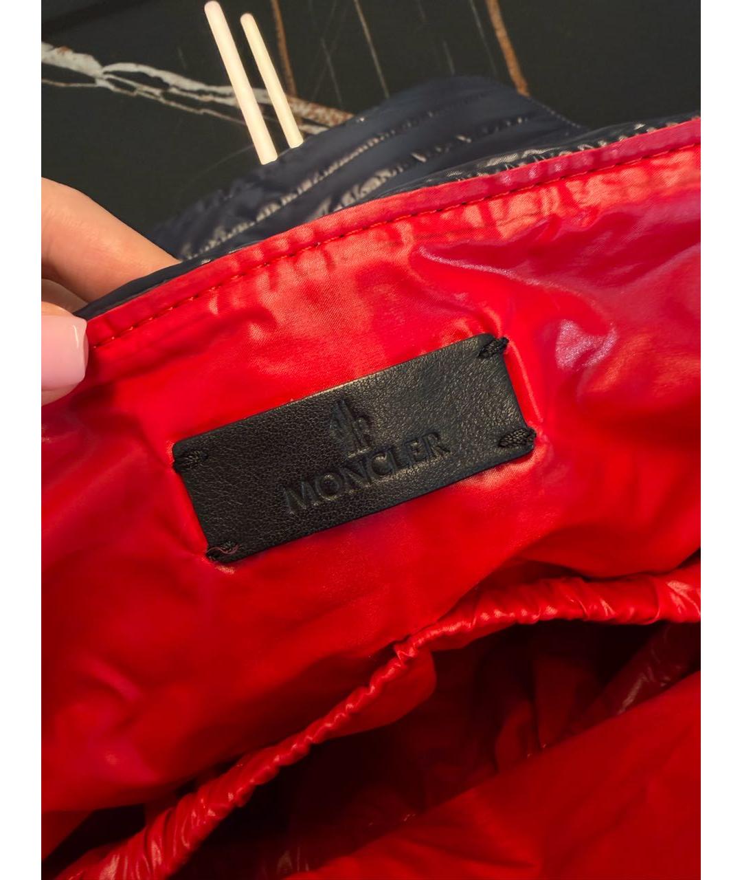 MONCLER Синяя дорожная/спортивная сумка, фото 3