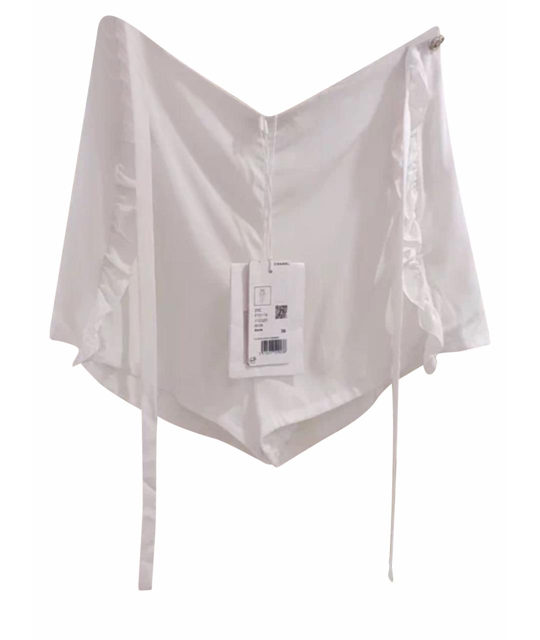 CHANEL Белые шорты, фото 1