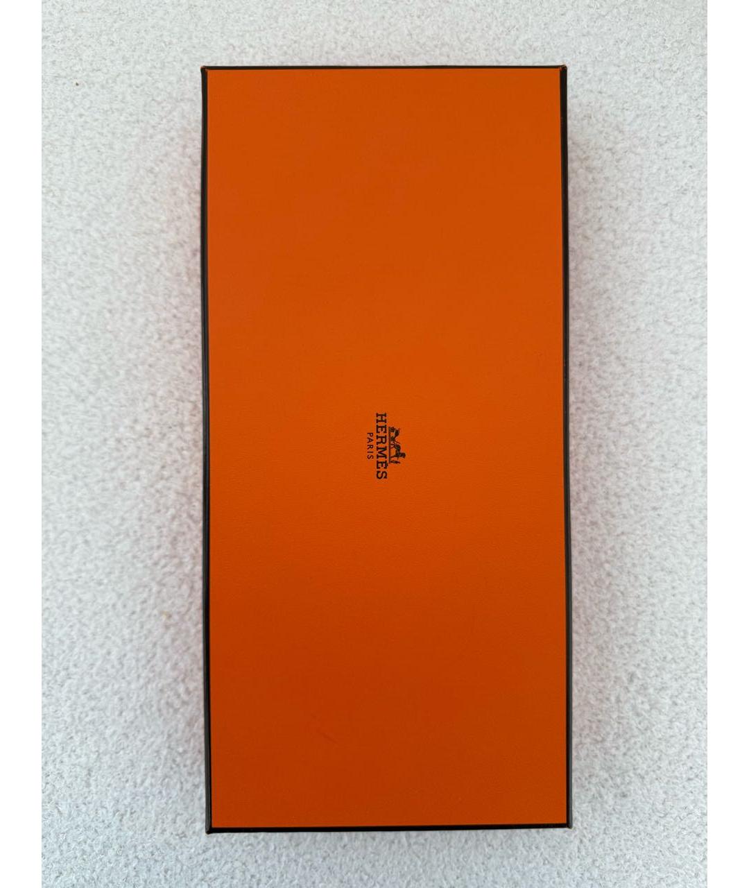 HERMES Черные кожаные перчатки, фото 6