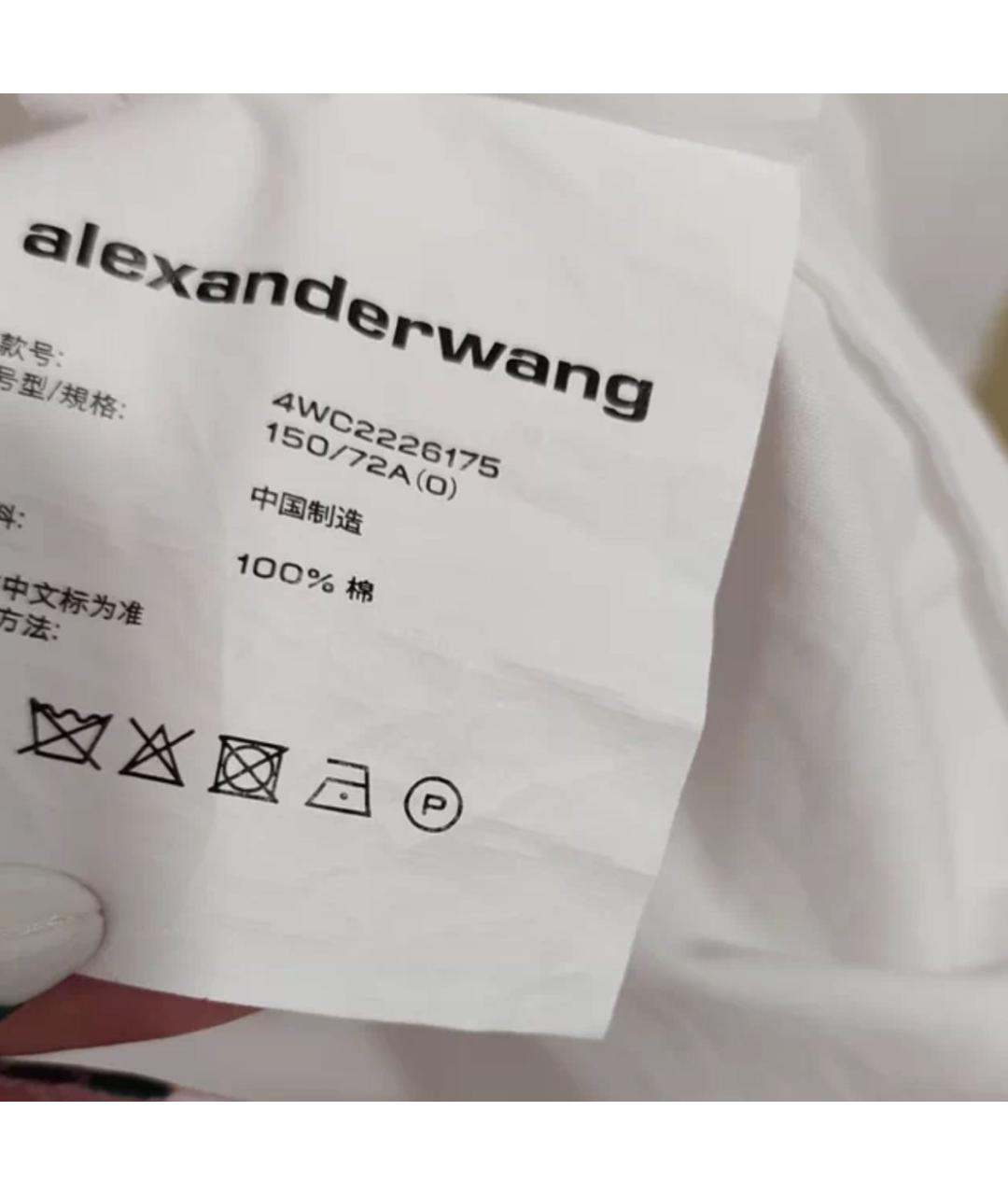 ALEXANDER WANG Белое повседневное платье, фото 7