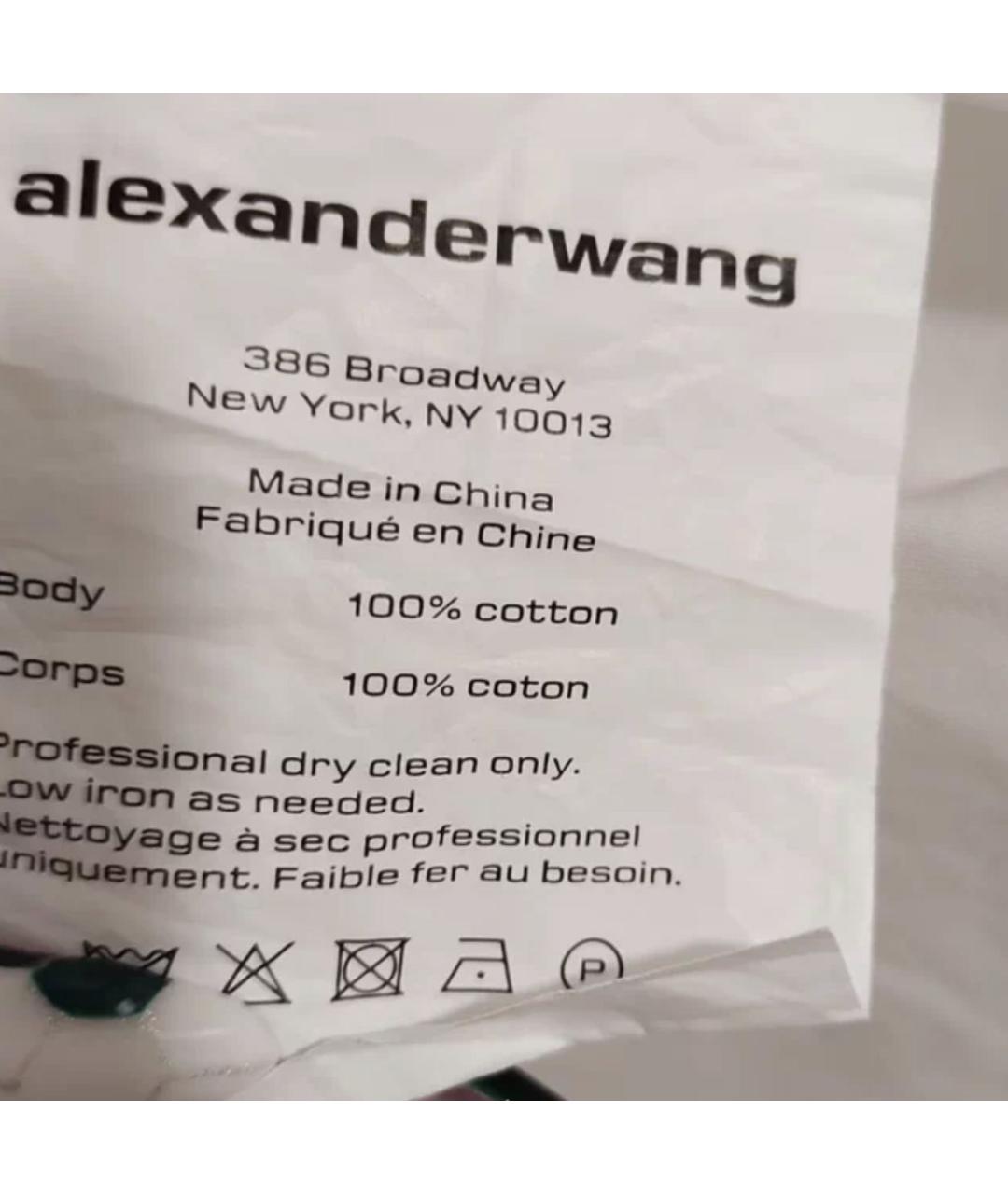 ALEXANDER WANG Белое повседневное платье, фото 5