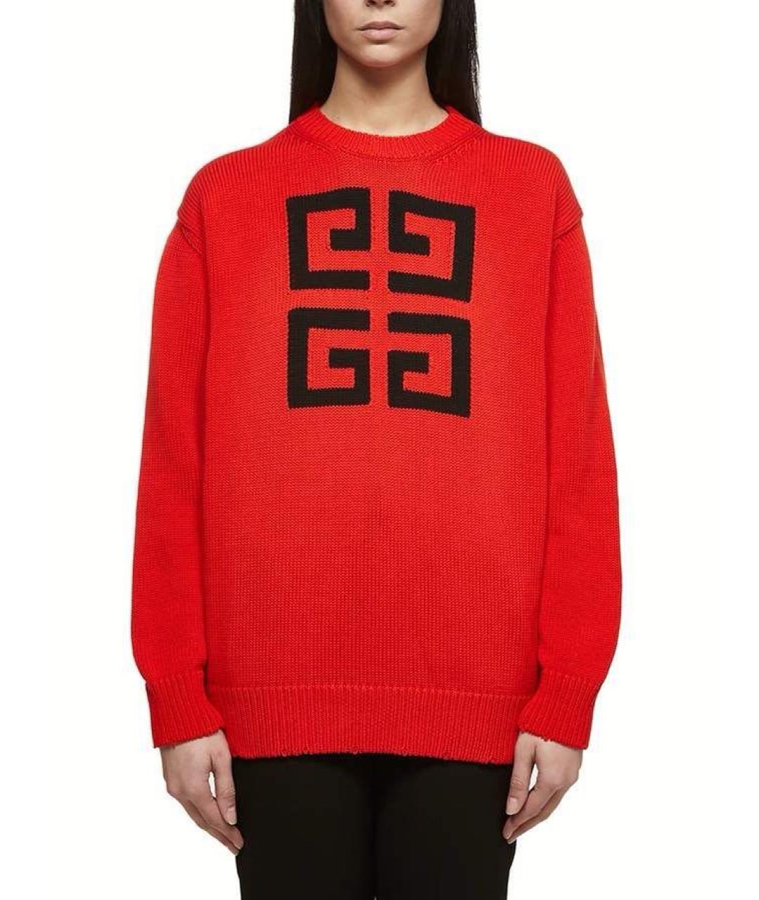 GIVENCHY Красный джемпер / свитер, фото 2