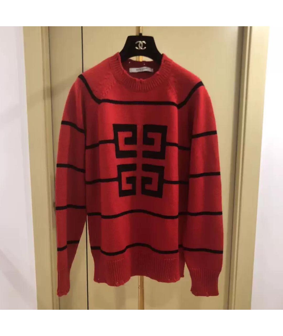 GIVENCHY Красный джемпер / свитер, фото 3