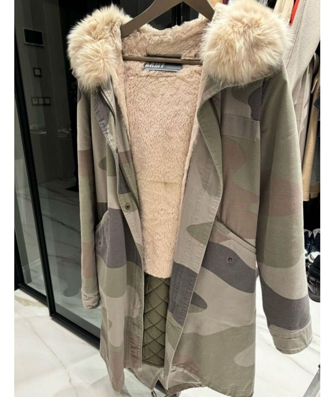 ARMY YVES SALOMON Хаки хлопковая парка, фото 7