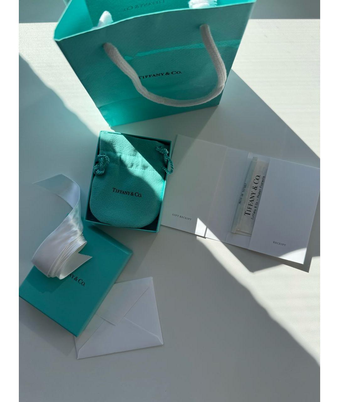 TIFFANY&CO Бирюзовые серебряные серьги, фото 5