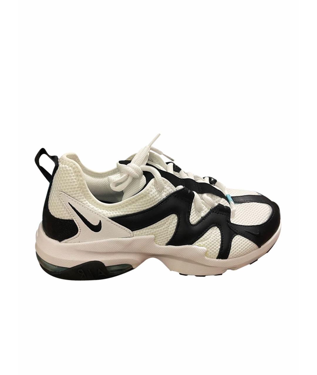 NIKE Белые текстильные низкие кроссовки / кеды, фото 1