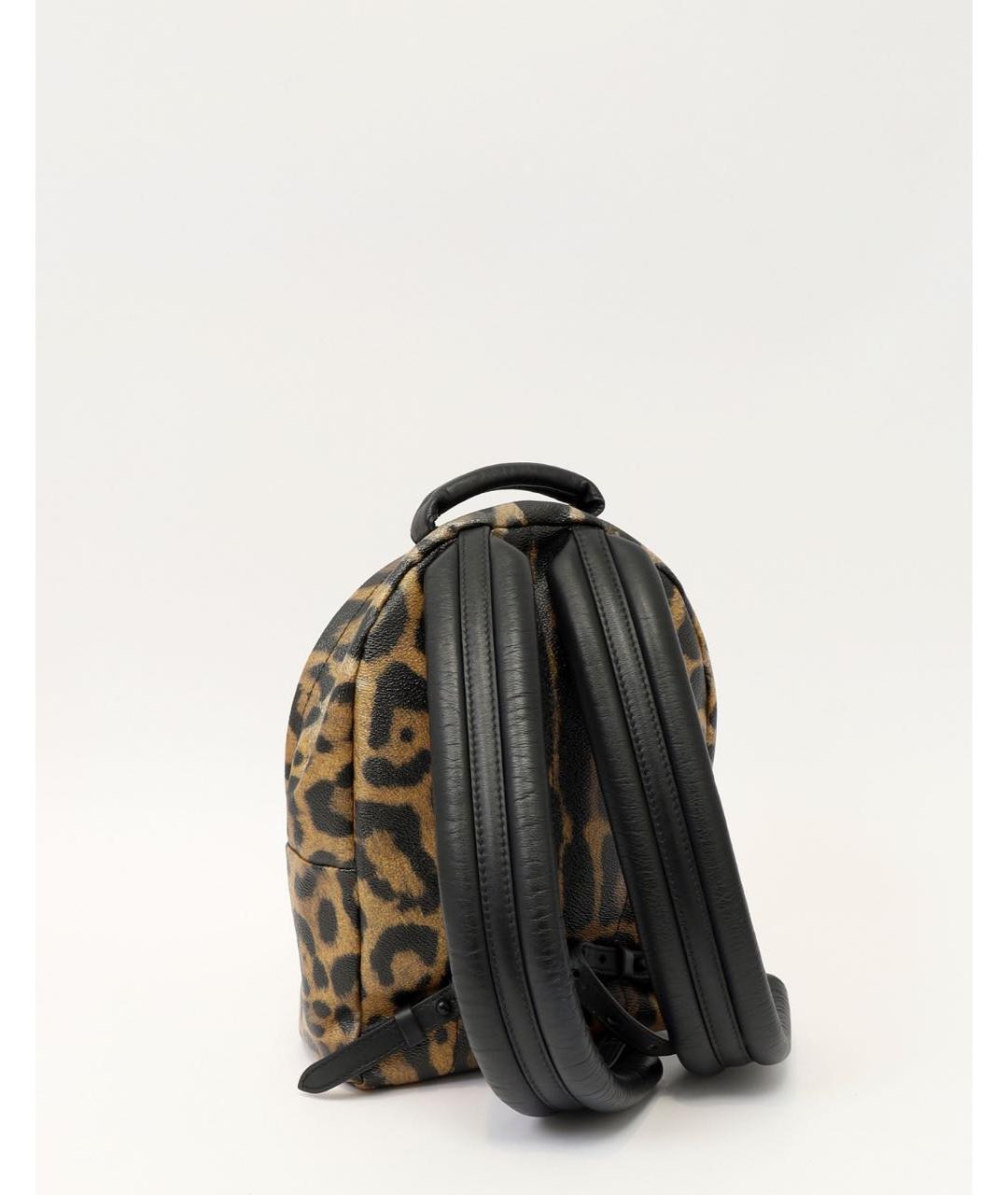 LOUIS VUITTON Коричневый кожаный рюкзак, фото 3