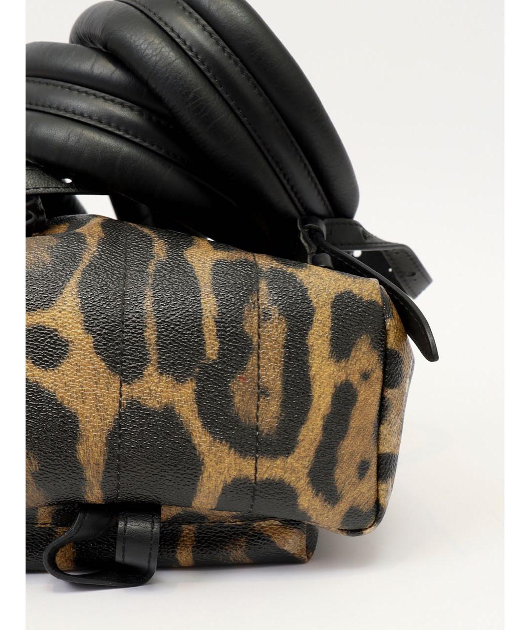 LOUIS VUITTON Коричневый кожаный рюкзак, фото 7