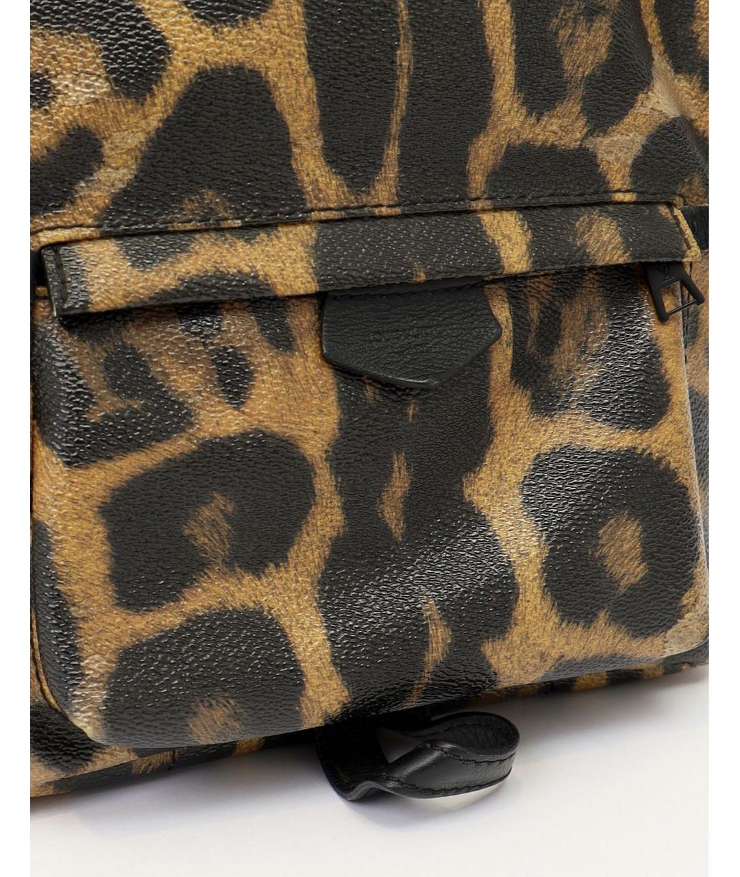 LOUIS VUITTON Коричневый кожаный рюкзак, фото 8