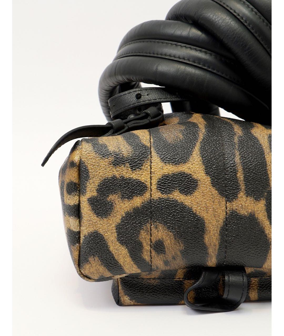 LOUIS VUITTON Коричневый кожаный рюкзак, фото 6