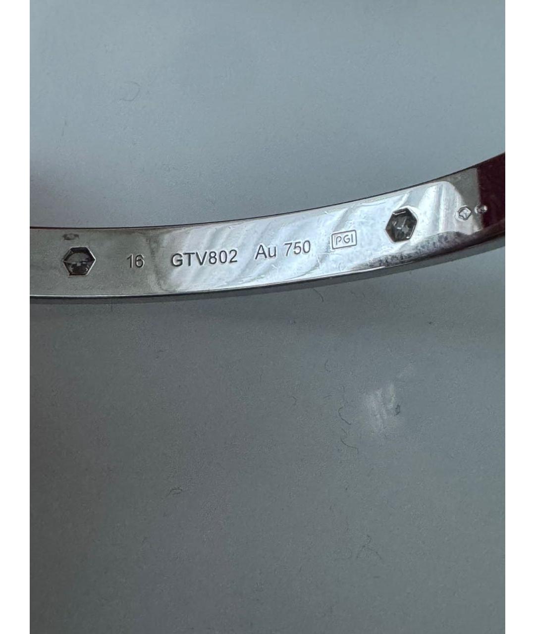 CARTIER Белый браслет из белого золота, фото 2