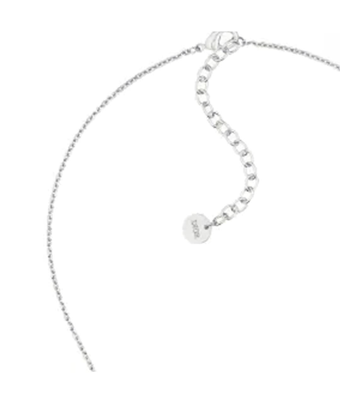 CHRISTIAN DIOR Серебряная металлическая подвеска, фото 3