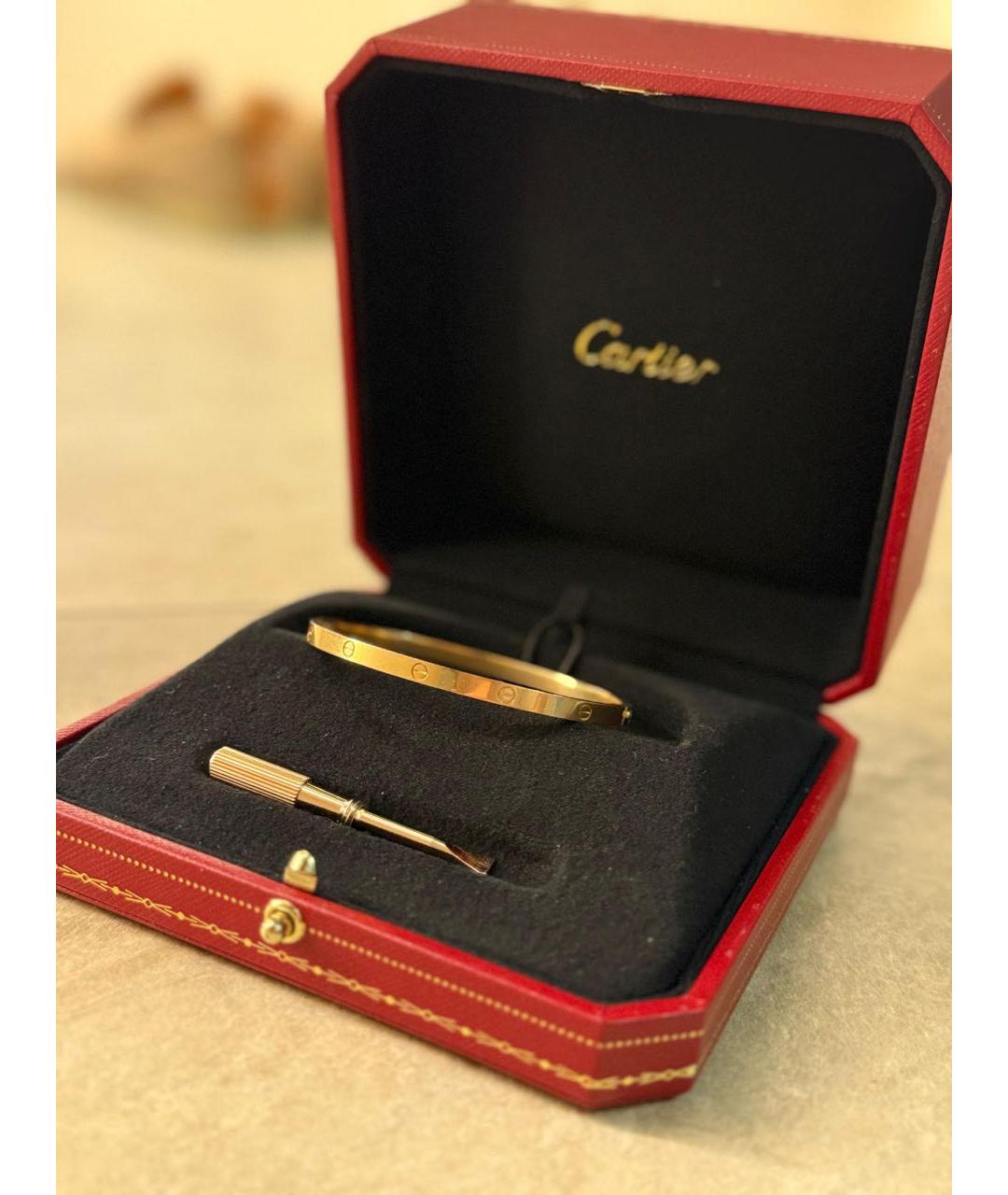 CARTIER Золотой браслет из розового золота, фото 3